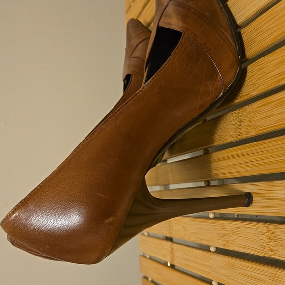 Aldo brown leather pointy toed heels - Picture 8 of 12
